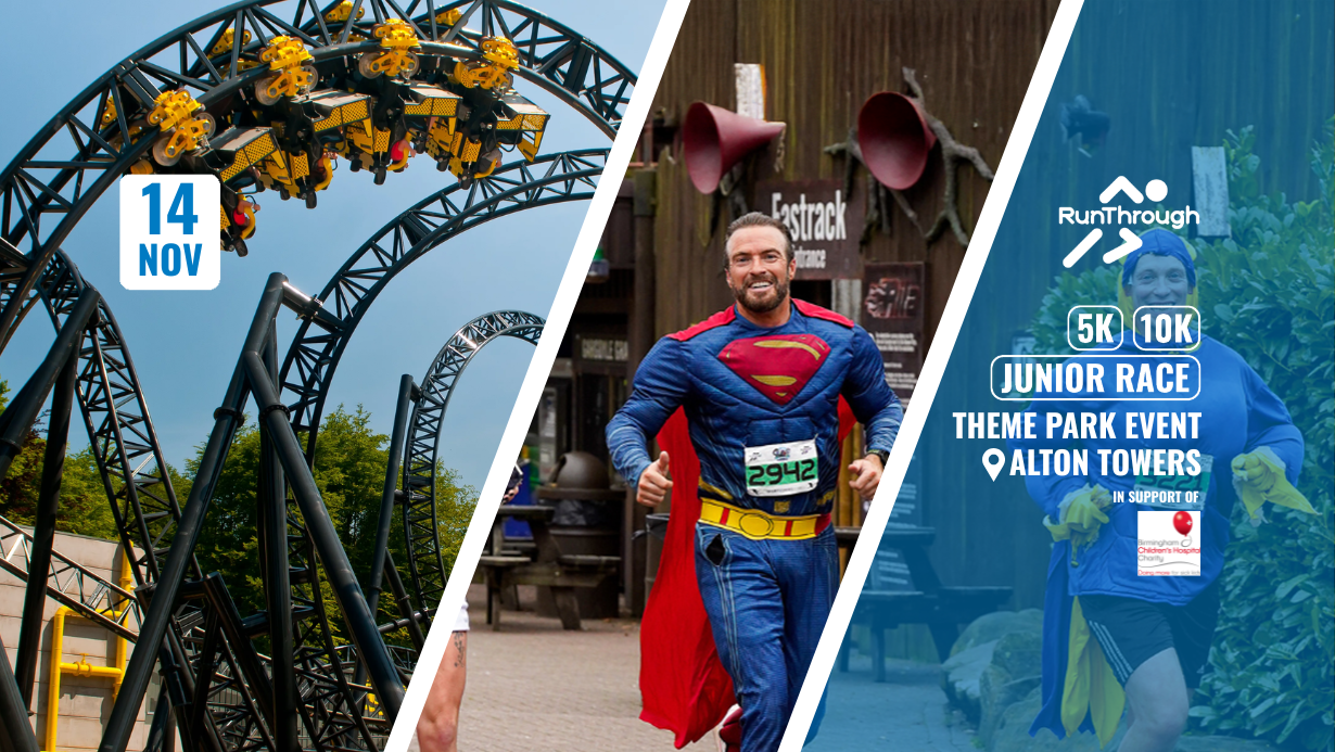 Run Alton Towers 5k, 10k & Junior Race November 2026