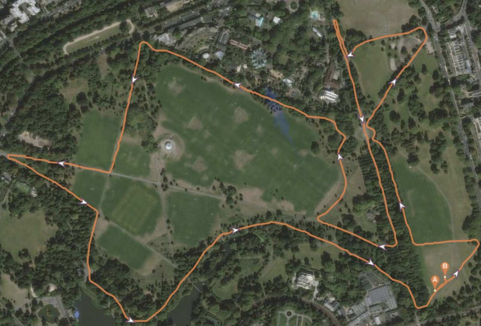 Regents Park 5k & 10k October 2024 route information