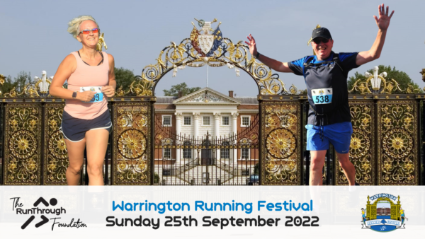Warrington Running Festival 2022 X The RunThrough Foundation