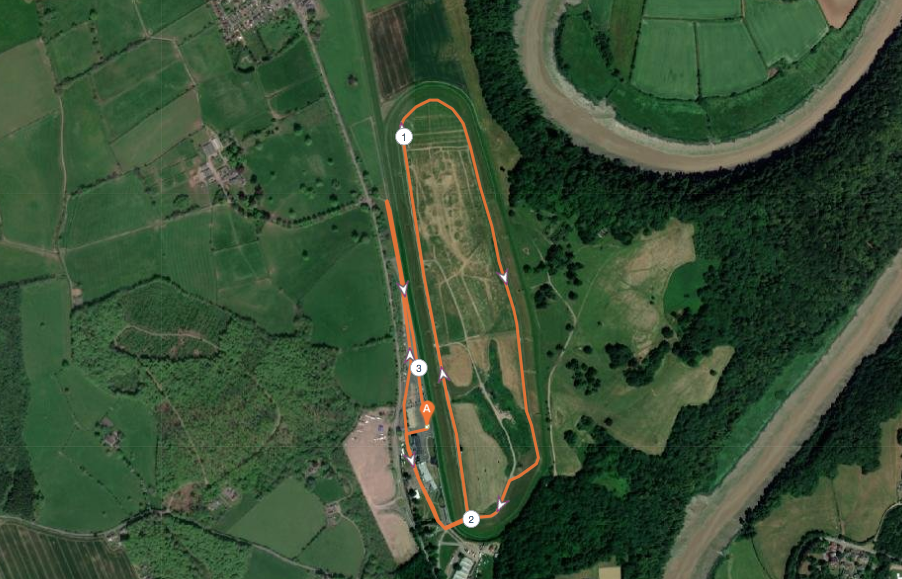 Chepstow Racecourse 5k, 10k & Half Marathon November 2022 route information