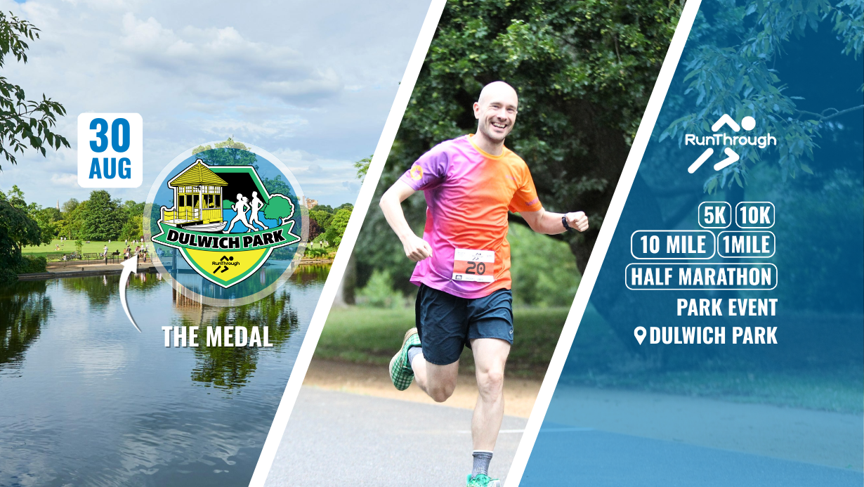 Dulwich Park 1 Mile, 5k, 10k, 10 Mile & Half Marathon August 2026