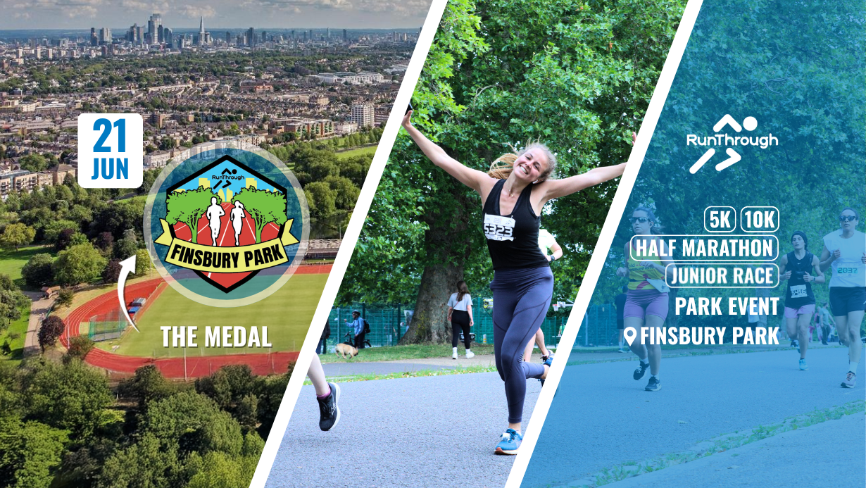 Finsbury Park 5k, 10k, Half Marathon & Junior Run June 2026