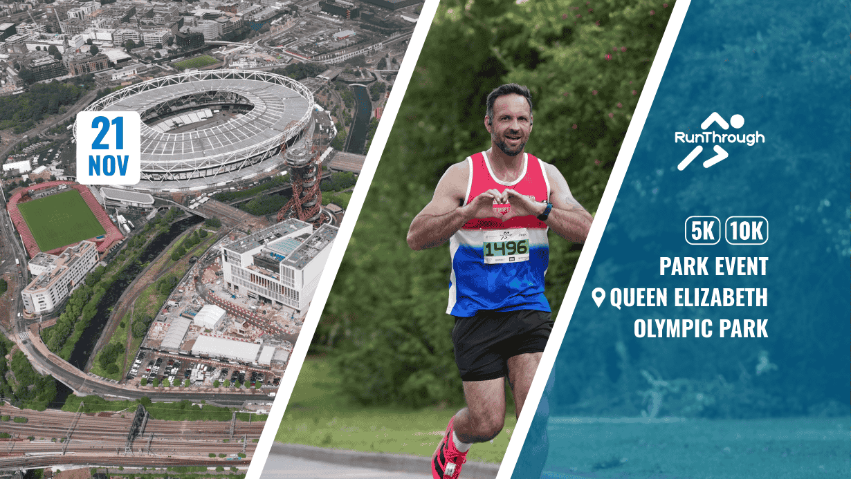 RunThrough UK QUEEN ELIZABETH OLYMPIC PARK 5K & 10K NOVEMBER 2026