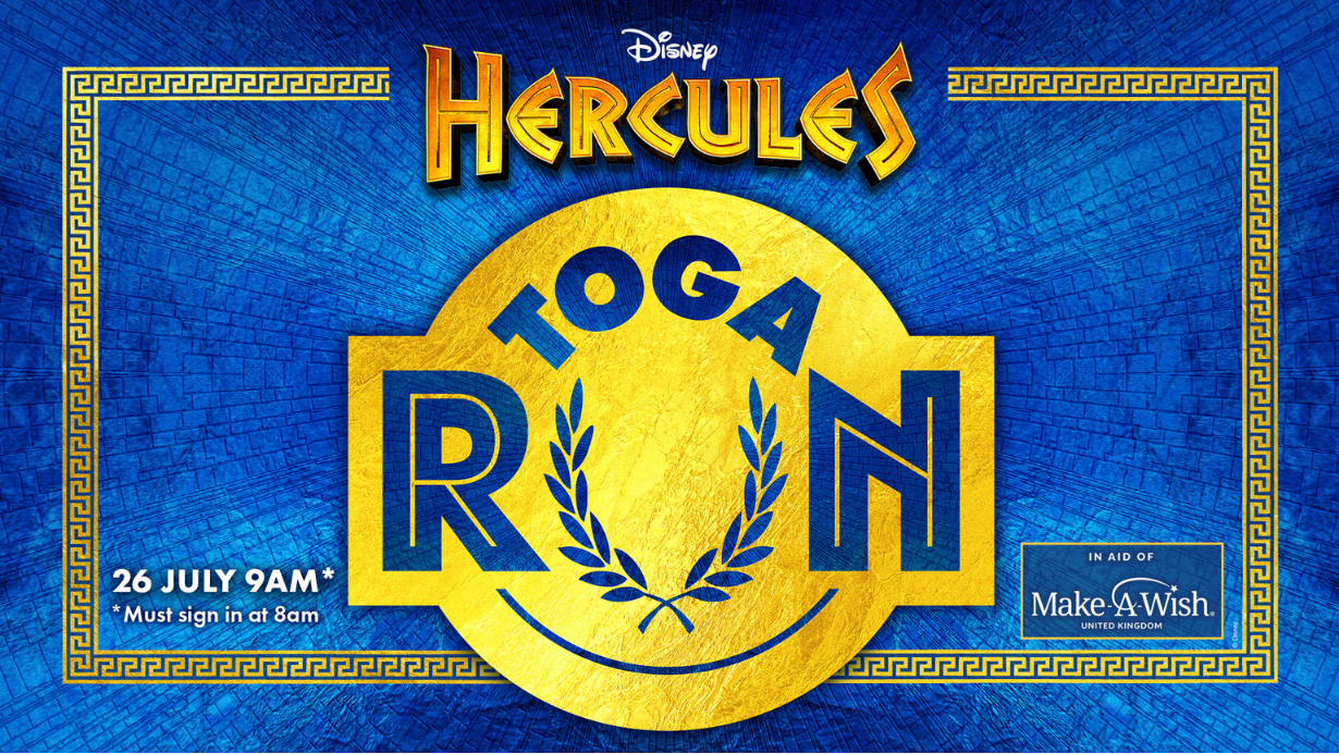 Disney’s Hercules Toga Run for Make-A-Wish UK